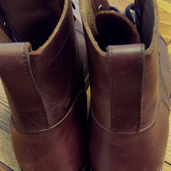 JCREW'S BROWN LEATHER BOOTS, Men's size 11 - Picture 4 of 10